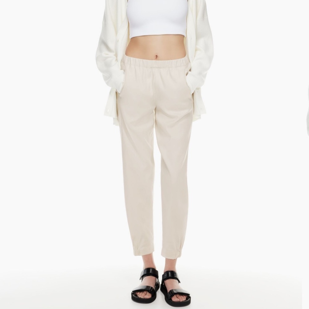 Aritzia Dexter Linen Blend Jogger Pant Medium